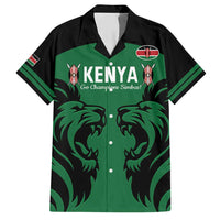Custom Kenya Rugby Hawaiian Shirt 2024 Go Champions Simbas - Green - Wonder Print Shop