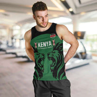 Custom Kenya Rugby Men Tank Top 2024 Go Champions Simbas - Green - Wonder Print Shop