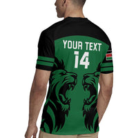Custom Kenya Rugby Rugby Jersey 2024 Go Champions Simbas - Green - Wonder Print Shop