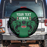 Custom Kenya Rugby Spare Tire Cover 2024 Go Champions Simbas - Green - Wonder Print Shop