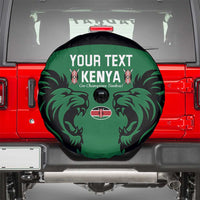 Custom Kenya Rugby Spare Tire Cover 2024 Go Champions Simbas - Green - Wonder Print Shop