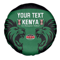Custom Kenya Rugby Spare Tire Cover 2024 Go Champions Simbas - Green - Wonder Print Shop