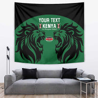 Custom Kenya Rugby Tapestry 2024 Go Champions Simbas - Green - Wonder Print Shop