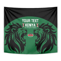 Custom Kenya Rugby Tapestry 2024 Go Champions Simbas - Green - Wonder Print Shop