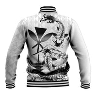 Japan And Hawaii Baseball Jacket Sakura Koi Fish Hawaiian Lei Kanaka - Wonder Print Shop