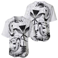 Japan And Hawaii Baseball Jersey Sakura Koi Fish Hawaiian Lei Kanaka - Wonder Print Shop
