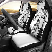 Japan And Hawaii Car Seat Cover Sakura Koi Fish Hawaiian Lei Kanaka - Wonder Print Shop