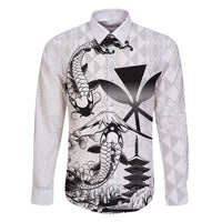 Japan And Hawaii Family Matching Off The Shoulder Long Sleeve Dress and Hawaiian Shirt Sakura Koi Fish Hawaiian Lei Kanaka - Wonder Print Shop