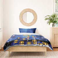 Japan Obon Festival Bedding Set Sakura Lanterns With Bon Dance - Wonder Print Shop