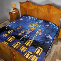 Japan Obon Festival Quilt Sakura Lanterns With Bon Dance - Wonder Print Shop