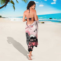 Personalised Japan Samurai Warrior Sarong Japanese Cherry Blossom Polynesian Pattern - Wonder Print Shop