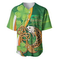 Salmon of Knowledge Ireland Baseball Jersey Celtic Mythology An Bradan Feasa