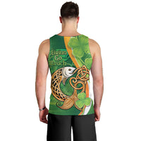 Salmon of Knowledge Ireland Men Tank Top Celtic Mythology An Bradan Feasa