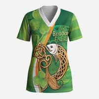 Salmon of Knowledge Ireland Scrub Top Celtic Mythology An Bradan Feasa