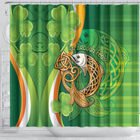 Salmon of Knowledge Ireland Shower Curtain Celtic Mythology An Bradan Feasa