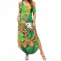 Salmon of Knowledge Ireland Summer Maxi Dress Celtic Mythology An Bradan Feasa