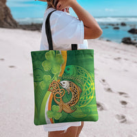 Salmon of Knowledge Ireland Tote Bag Celtic Mythology An Bradan Feasa