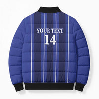 Solo Haiti Football Custom Bomber Puffer Jacket Bonne Chance Les Cayes - Wonder Print Shop