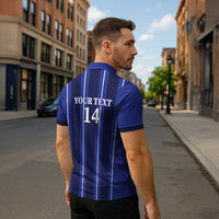 Solo Haiti Football Custom Zipper Polo Shirt Bonne Chance Les Cayes - Wonder Print Shop