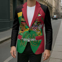 St Kitts and Nevis Sugar Mas Blazer Caribbean Masquerade Flag Color - Wonder Print Shop