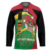 St Kitts and Nevis Sugar Mas Hockey Jersey Caribbean Masquerade Flag Color - Wonder Print Shop
