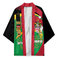 St Kitts and Nevis Sugar Mas Kimono Caribbean Masquerade Flag Color - Wonder Print Shop