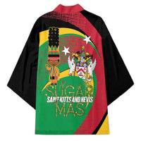 St Kitts and Nevis Sugar Mas Kimono Caribbean Masquerade Flag Color - Wonder Print Shop