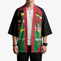 St Kitts and Nevis Sugar Mas Kimono Caribbean Masquerade Flag Color - Wonder Print Shop