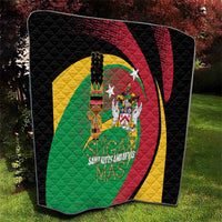 St Kitts and Nevis Sugar Mas Quilt Caribbean Masquerade Flag Color - Wonder Print Shop