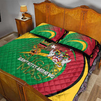 St Kitts and Nevis Sugar Mas Quilt Bed Set Caribbean Masquerade Flag Color - Wonder Print Shop