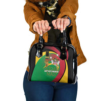 St Kitts and Nevis Sugar Mas Shoulder Handbag Caribbean Masquerade Flag Color - Wonder Print Shop