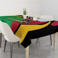 St Kitts and Nevis Sugar Mas Tablecloth Caribbean Masquerade Flag Color - Wonder Print Shop
