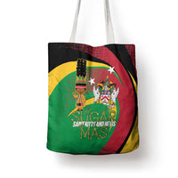 St Kitts and Nevis Sugar Mas Tote Bag Caribbean Masquerade Flag Color - Wonder Print Shop