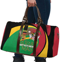 St Kitts and Nevis Sugar Mas Travel Bag Caribbean Masquerade Flag Color - Wonder Print Shop