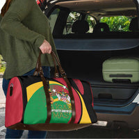 St Kitts and Nevis Sugar Mas Travel Bag Caribbean Masquerade Flag Color - Wonder Print Shop