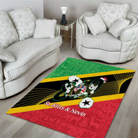 St Kitts and Nevis Christmas Area Rug 869 Proud With Map - Wonder Print Shop