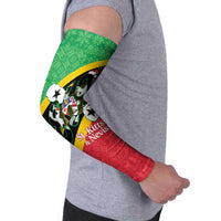 St Kitts and Nevis Christmas Arm Sleeves 869 Proud With Map - Wonder Print Shop