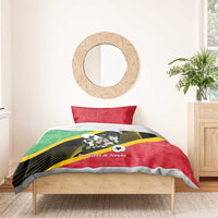 St Kitts and Nevis Christmas Bedding Set 869 Proud With Map - Wonder Print Shop