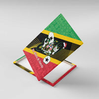 St Kitts and Nevis Christmas Canvas Wall Art 869 Proud With Map - Wonder Print Shop