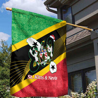 St Kitts and Nevis Christmas Garden Flag 869 Proud With Map - Wonder Print Shop