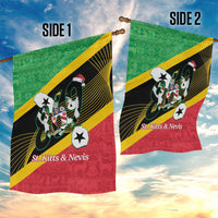St Kitts and Nevis Christmas Garden Flag 869 Proud With Map - Wonder Print Shop