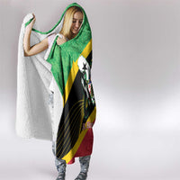 St Kitts and Nevis Christmas Hooded Blanket 869 Proud With Map - Wonder Print Shop
