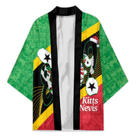 St Kitts and Nevis Christmas Kimono 869 Proud With Map - Wonder Print Shop