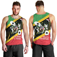 St Kitts and Nevis Christmas Men Tank Top 869 Proud With Map - Wonder Print Shop