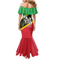 St Kitts and Nevis Christmas Mermaid Dress 869 Proud With Map - Wonder Print Shop