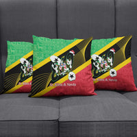 St Kitts and Nevis Christmas Pillow Cover 869 Proud With Map - Wonder Print Shop
