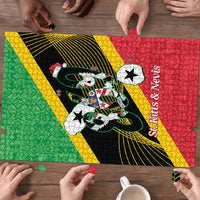 St Kitts and Nevis Christmas Puzzle 869 Proud With Map - Wonder Print Shop