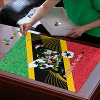 St Kitts and Nevis Christmas Puzzle 869 Proud With Map - Wonder Print Shop