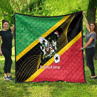 St Kitts and Nevis Christmas Quilt 869 Proud With Map - Wonder Print Shop