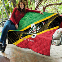 St Kitts and Nevis Christmas Quilt 869 Proud With Map - Wonder Print Shop